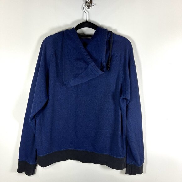 Nike Hoodie‎ Sweatshirt Mens Large Blue Hooded Zip Up Jacket Athletic Casual - Picture 8 of 10